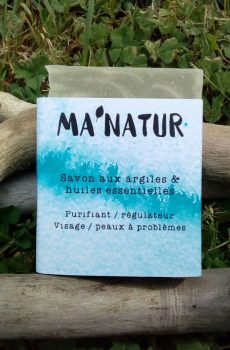 Savon Purifiant aux Argiles et Huiles Essentielles