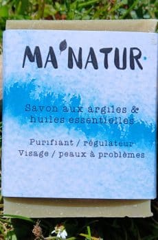 Savon Purifiant aux Argiles et Huiles Essentielles
